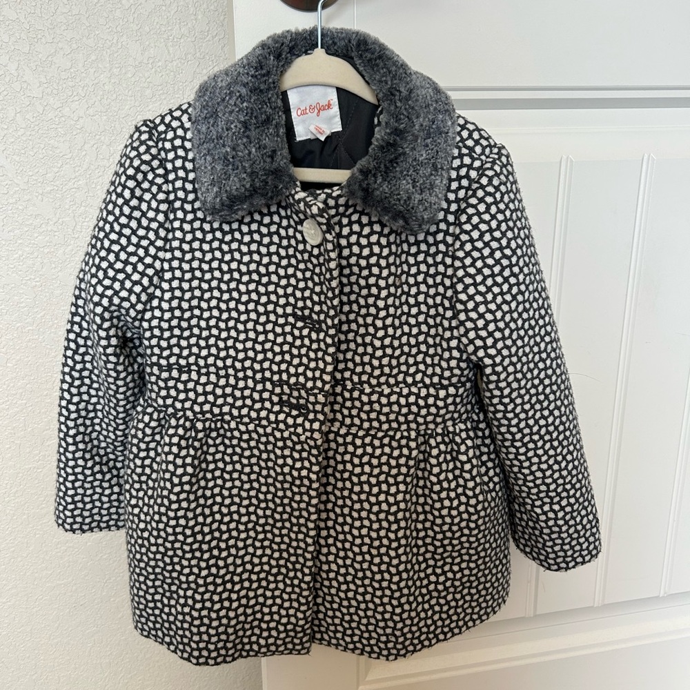 SOLD Cat & Jack toddler girl’s 4T winter dress coat